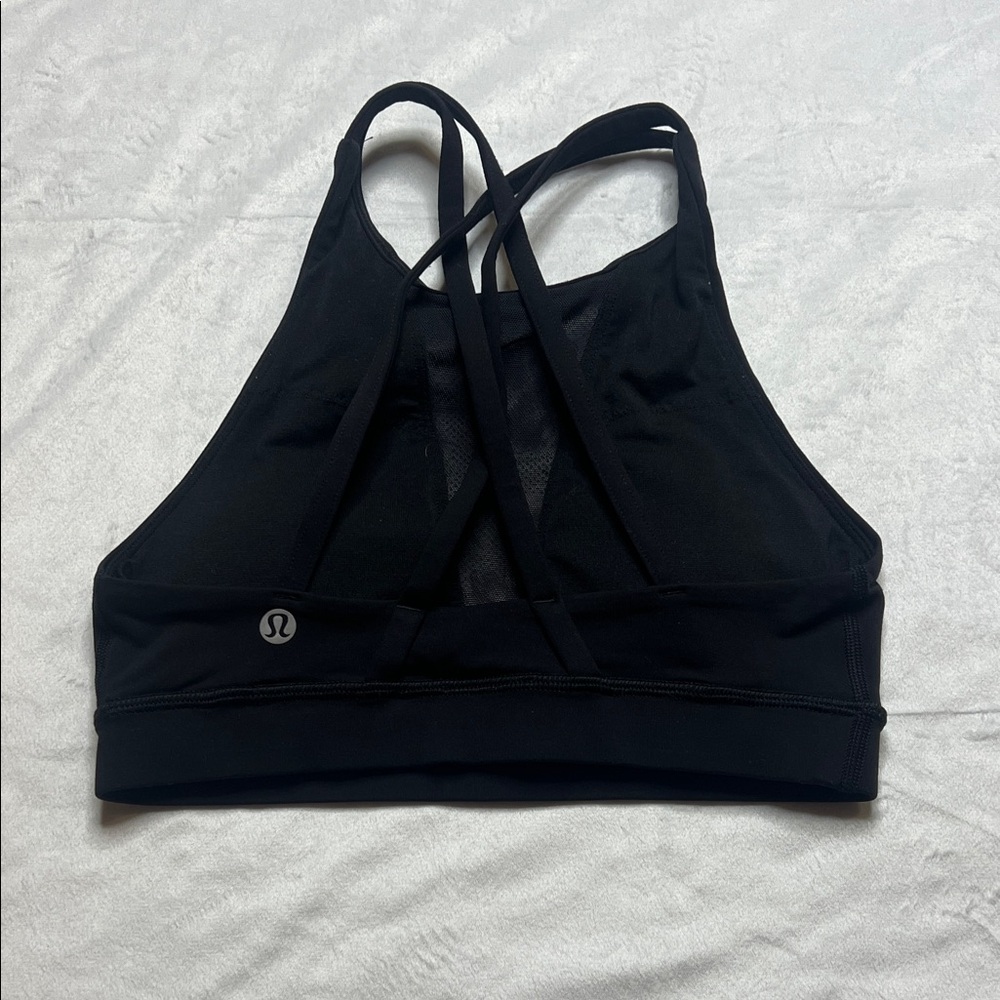 lululemon athletica Black Strappy Sports Bra